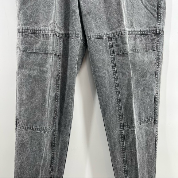 Vintage Katana Texwood Double Knee Jeans High Rise Taper Pleated Sz 29 Gray - Picture 2 of 12